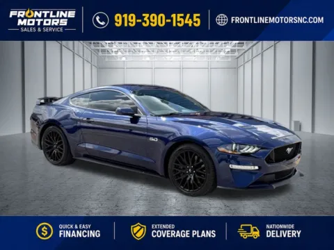 Blue 2019 Ford Mustang GT Premium for sale in Clayton, NC