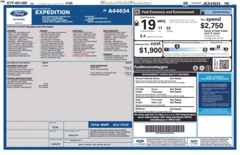 Photos of 2018 Ford Expedition Limited for sale in Clayton, NC at Frontline Motors Clayton