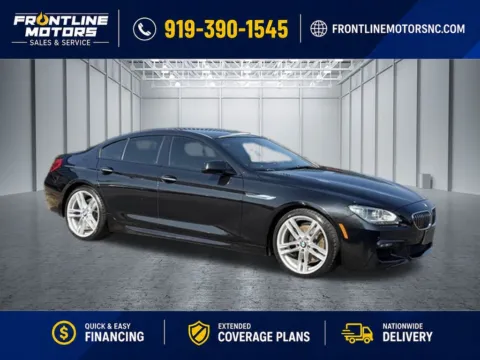Black 2015 BMW 6 Series 640i Gran Coupe for sale in Clayton, NC