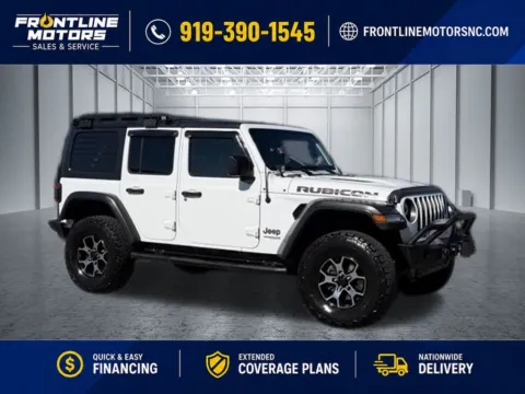 White 2018 Jeep Wrangler Unlimited Rubicon for sale in Clayton, NC