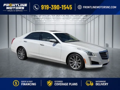 White 2016 Cadillac CTS 3.6L Luxury for sale in Clayton, NC