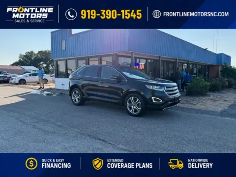 Black 2016 Ford Edge Titanium for sale in Clayton, NC