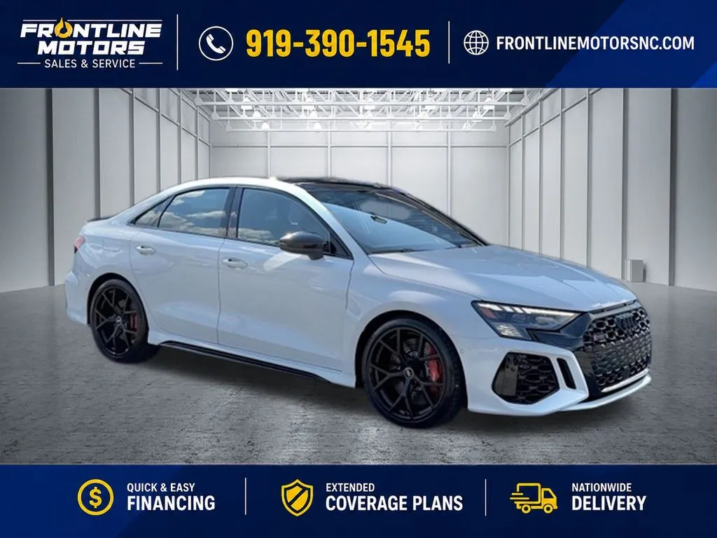 White 2023 Audi RS 3 2.5T for sale in Clayton, NC