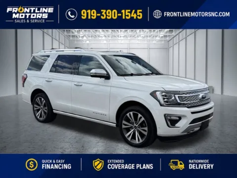 White 2021 Ford Expedition Platinum for sale in Clayton, NC