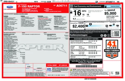 Photos of 2019 Ford F-150 Raptor for sale in Clayton, NC at Frontline Motors Clayton