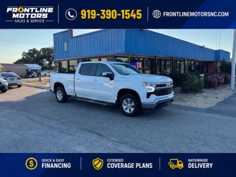 White 2023 Chevrolet Silverado 1500 LT for sale in Clayton, NC