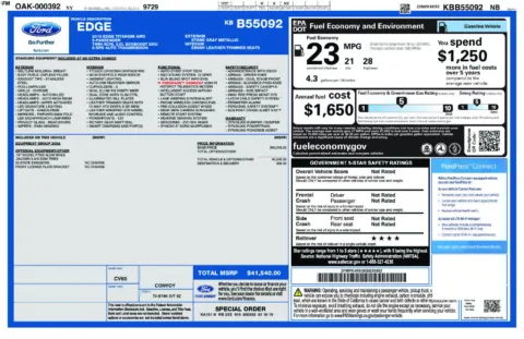 Photos of 2019 Ford Edge Titanium for sale in Clayton, NC at Frontline Motors Clayton