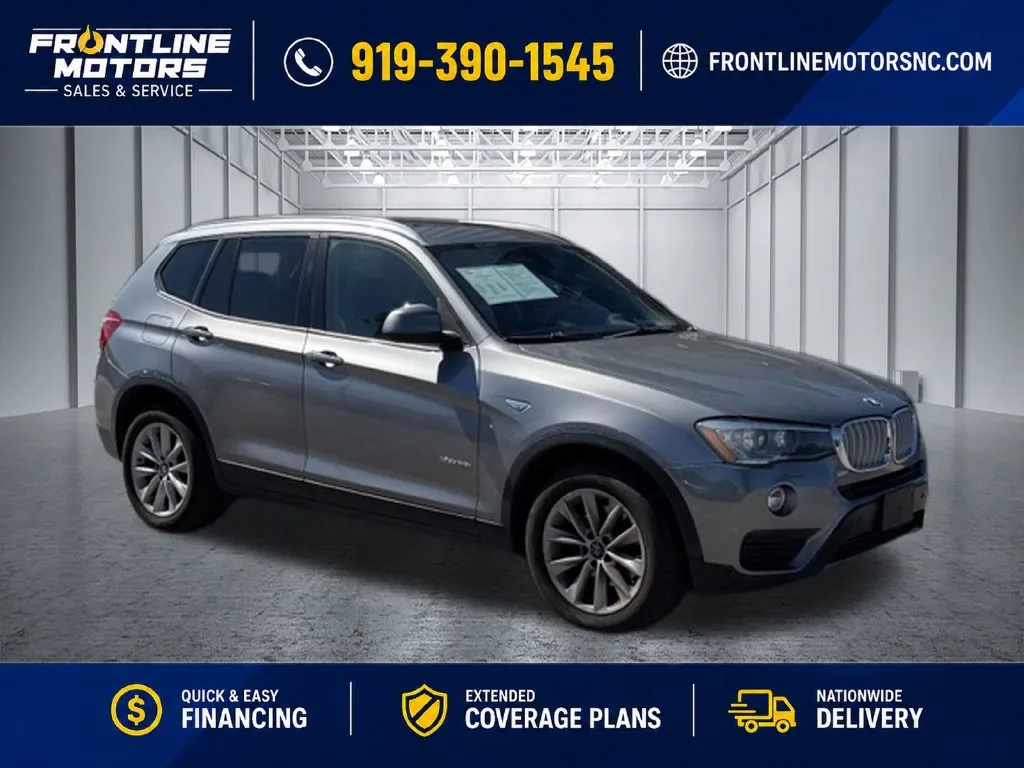 Gray 2017 BMW X3 xDrive28i for sale in Clayton, NC