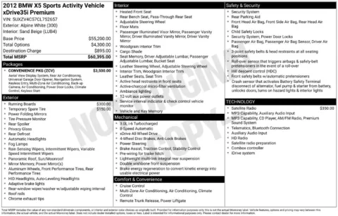 Photos of 2012 BMW X5 xDrive35i for sale in Clayton, NC at Frontline Motors Clayton