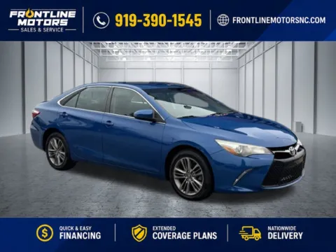Blue 2017 Toyota Camry SE for sale in Clayton, NC