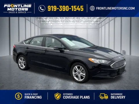 Black 2018 Ford Fusion SE for sale in Clayton, NC