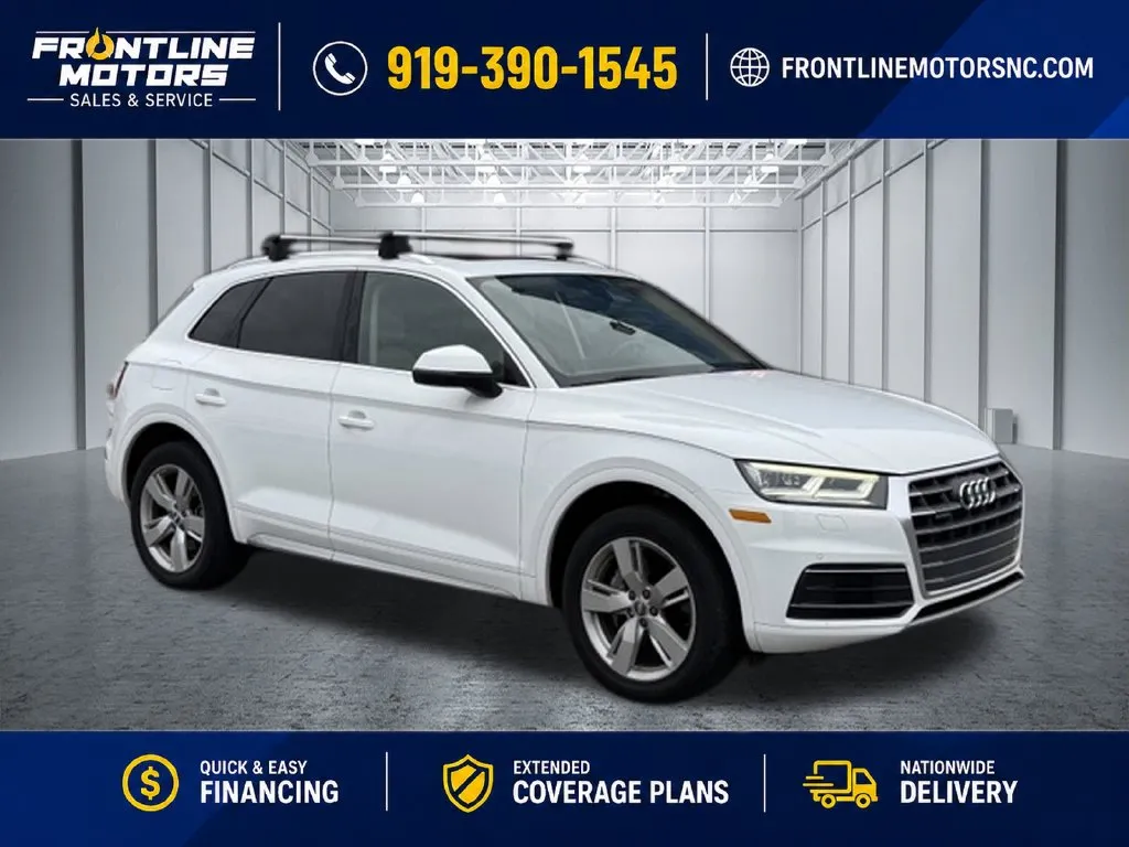 White 2018 Audi Q5 2.0T Premium Plus for sale in Clayton, NC