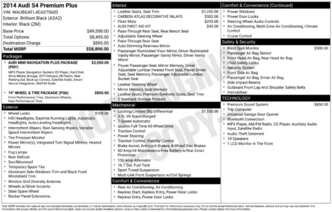 Photos of 2014 Audi S4 3.0T Premium Plus for sale in Clayton, NC at Frontline Motors Clayton