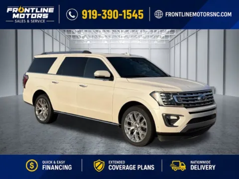 White 2018 Ford Expedition Max Limited for sale in Clayton, NC