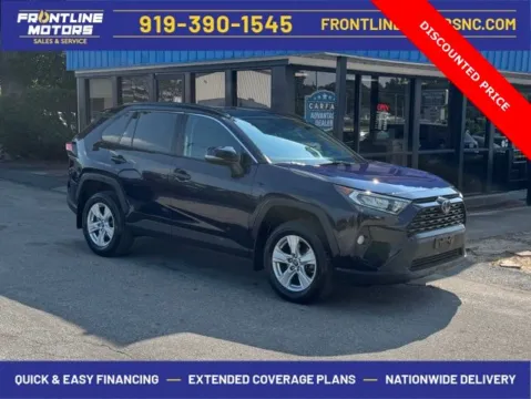 Blue 2019 Toyota RAV4 XLE for sale in Clayton, NC