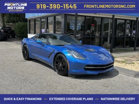 Blue 2015 Chevrolet Corvette Stingray for sale in Clayton, NC