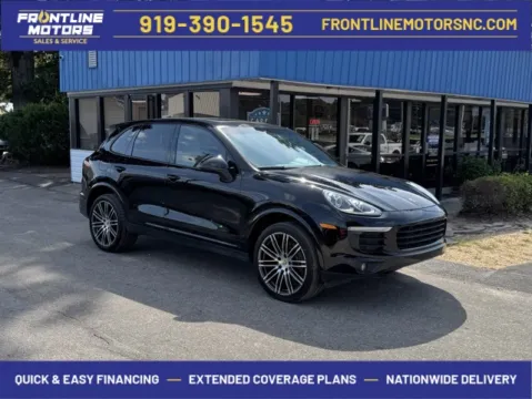 Black 2017 Porsche Cayenne Platinum Edition for sale in Clayton, NC