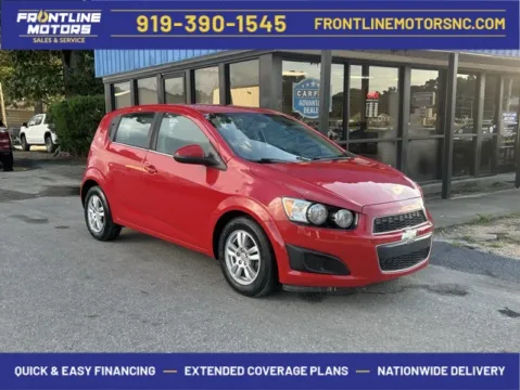Red 2013 Chevrolet Sonic LT for sale in Clayton, NC