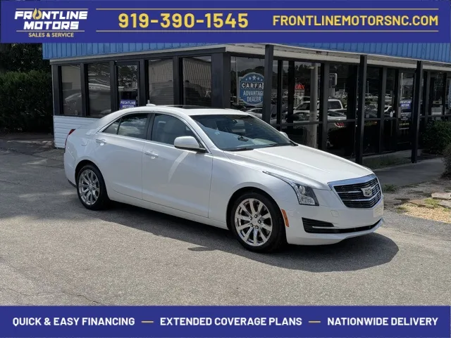 White 2018 Cadillac ATS 2.0L Turbo for sale in Clayton, NC