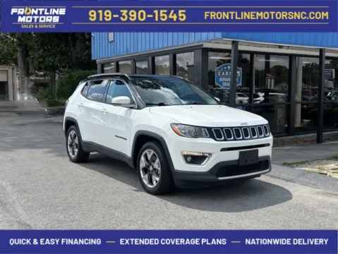 White 2019 Jeep Compass Limited for sale in Clayton, NC