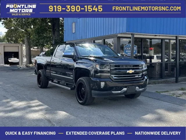 Black 2016 Chevrolet Silverado 1500 LTZ for sale in Clayton, NC