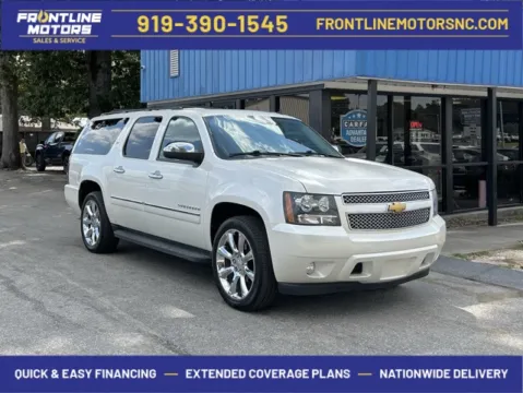 White 2014 Chevrolet Suburban 1500 LTZ for sale in Clayton, NC