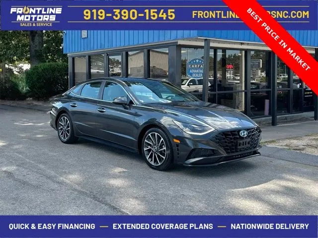 Gray 2021 Hyundai Sonata Limited for sale in Clayton, NC