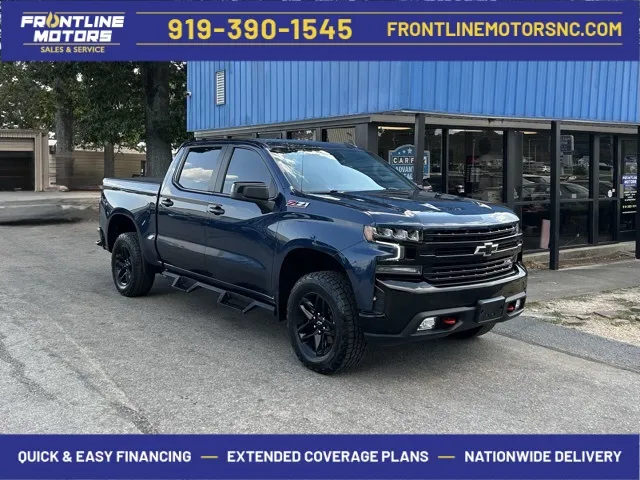 Blue 2021 Chevrolet Silverado 1500 LT Trail Boss for sale in Clayton, NC