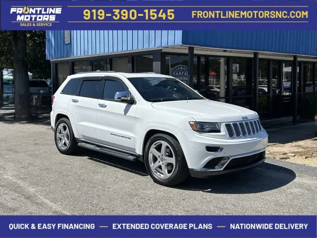 White 2014 Jeep Grand Cherokee Summit for sale in Clayton, NC