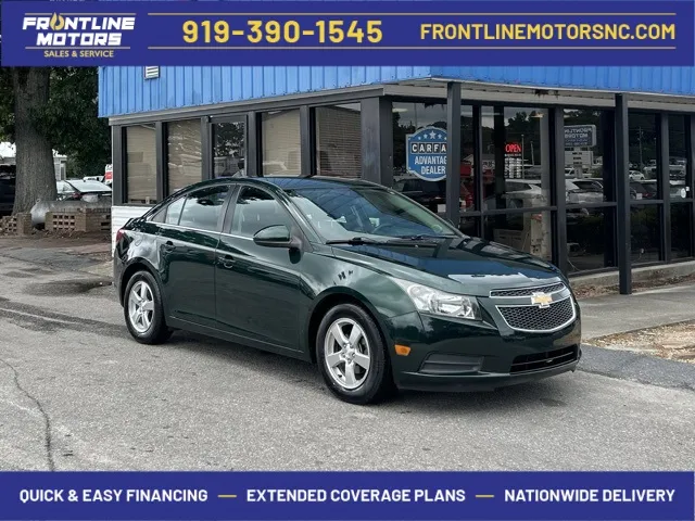 Green 2014 Chevrolet Cruze 1LT for sale in Clayton, NC