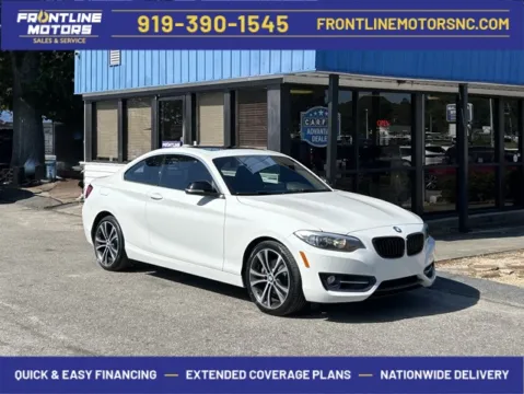 White 2015 BMW 2 Series 228i xDrive for sale in Clayton, NC