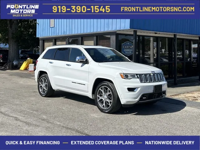 White 2019 Jeep Grand Cherokee Overland for sale in Clayton, NC