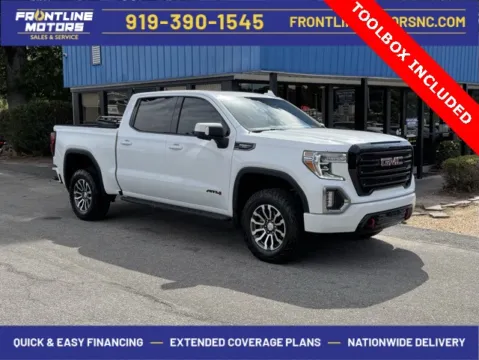 White 2021 GMC Sierra 1500 AT4 for sale in Clayton, NC