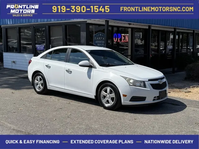 White 2013 Chevrolet Cruze LT for sale in Clayton, NC
