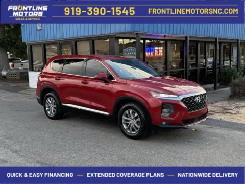 Red 2019 Hyundai Santa Fe SEL for sale in Clayton, NC