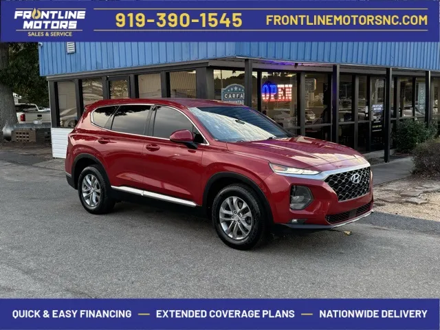 Red 2019 Hyundai Santa Fe SEL for sale in Clayton, NC