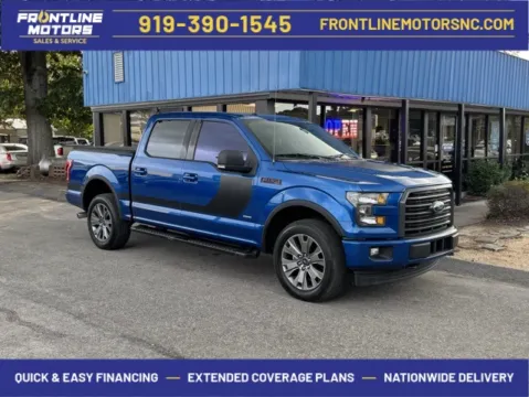 Blue 2017 Ford F-150 XLT for sale in Clayton, NC