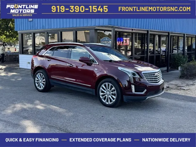 Red 2017 Cadillac XT5 Platinum for sale in Clayton, NC