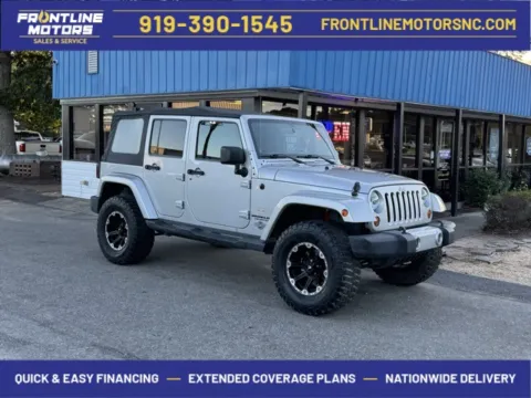Silver 2012 Jeep Wrangler Unlimited Sahara for sale in Clayton, NC
