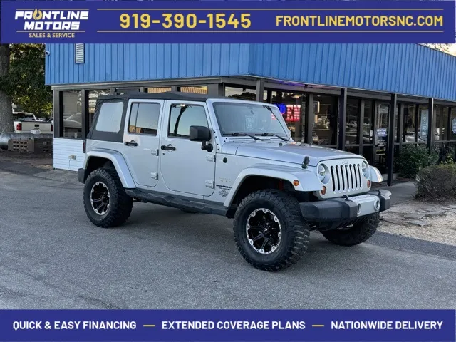 Silver 2012 Jeep Wrangler Unlimited Sahara for sale in Clayton, NC