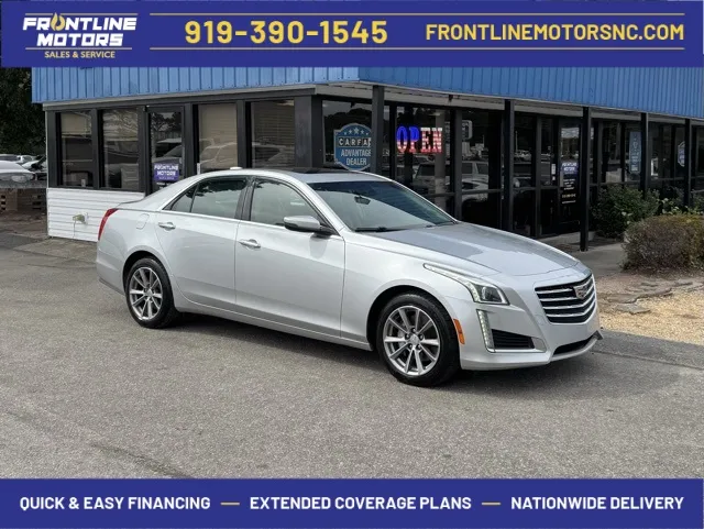 Silver 2018 Cadillac CTS 2.0L Turbo Luxury for sale in Clayton, NC