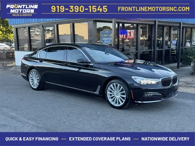 Black 2016 BMW 7 Series 740i for sale in Clayton, NC
