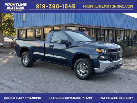 Blue 2020 Chevrolet Silverado 1500 WT for sale in Clayton, NC