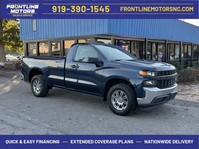 Blue 2020 Chevrolet Silverado 1500 WT for sale in Clayton, NC