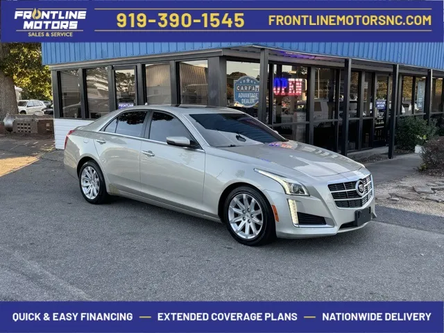 Silver 2014 Cadillac CTS 2.0L Turbo Luxury for sale in Clayton, NC