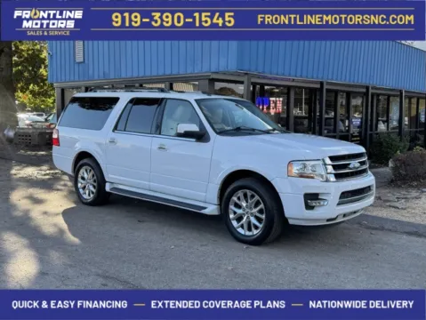 White 2017 Ford Expedition EL Limited for sale in Clayton, NC