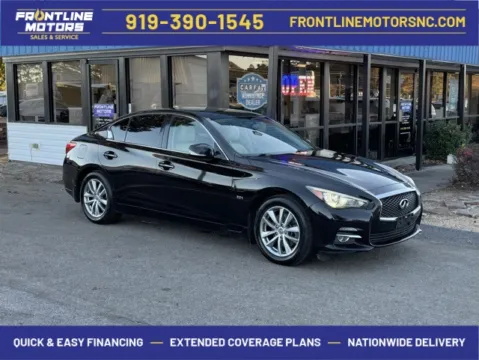 Black 2016 INFINITI Q50 2.0t Premium for sale in Clayton, NC