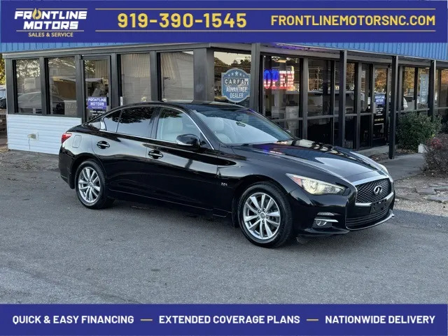 Black 2016 INFINITI Q50 2.0t Premium for sale in Clayton, NC