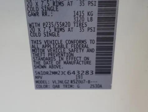 Photos of 2018 Nissan Pathfinder SL for sale in Monroe, NC at Brandon Reeves Auto World