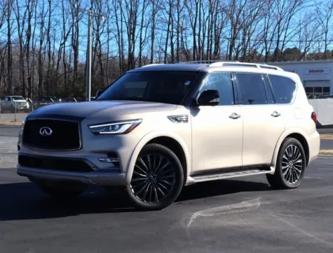 Photos of 2021 INFINITI QX80 Premium Select for sale in Monroe, NC at Brandon Reeves Auto World